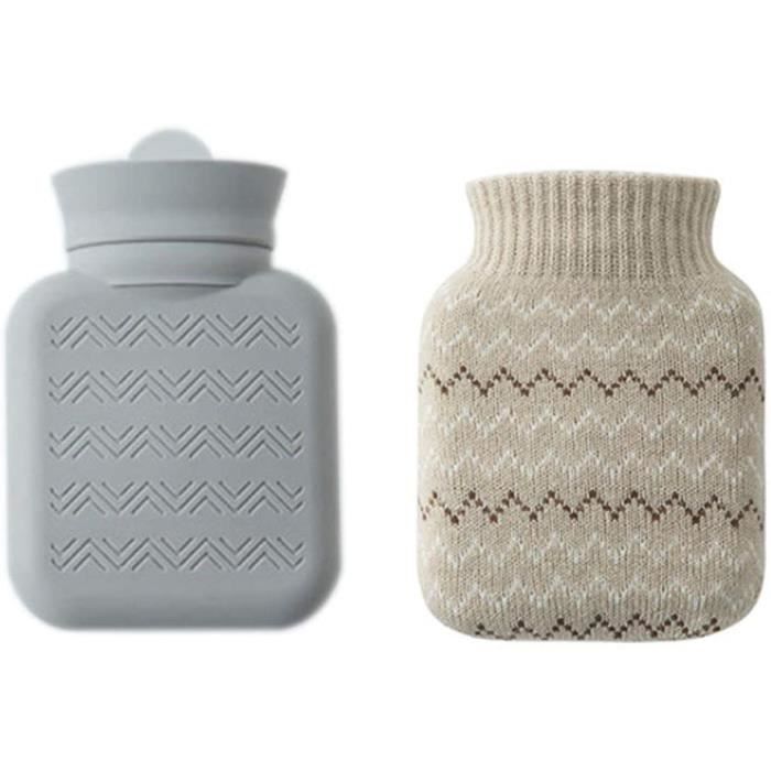 Bouillotte Chaude Housse Tricotée Noël - Kit Bouillotte 2000ml Avec Couverture Festive
