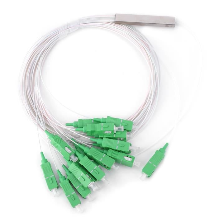 Séparateur Fibre Optique 1x16 PLC SC/APC Ultra-Fin 0.9mm - 1260-1650nm