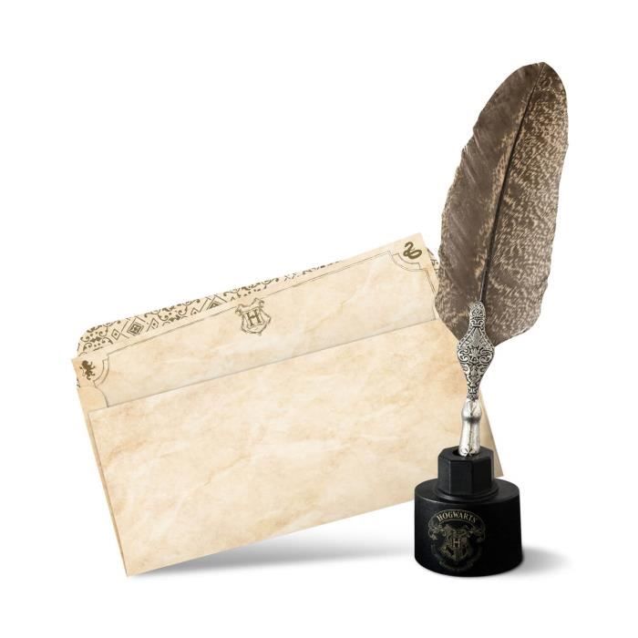 Harry Potter Set Carnet Chaudron Et Stylo Potion – Papeterie Magique, Stylo Phosphorescent Felix Felicis, Support Inclus, Cadeau Licencié