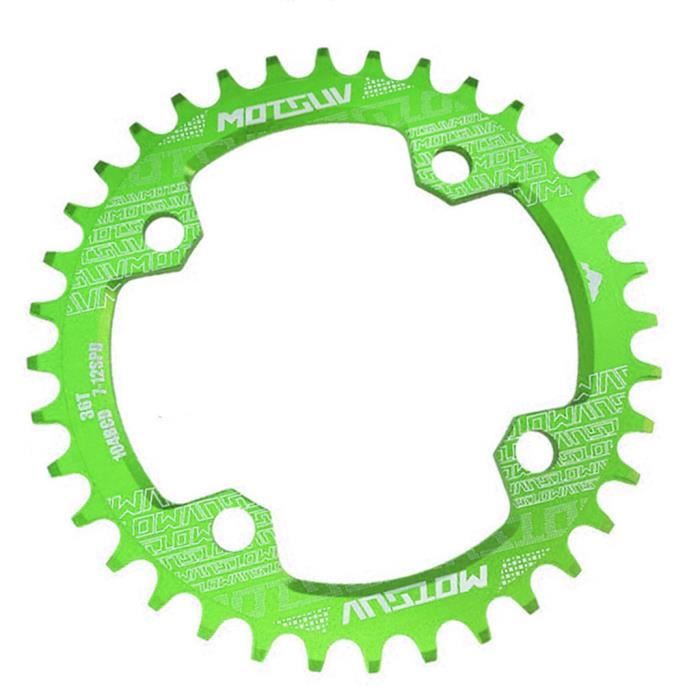 PLATEAU WTP 34 DENTS ROUTE COMPACT 110 mm NOIR