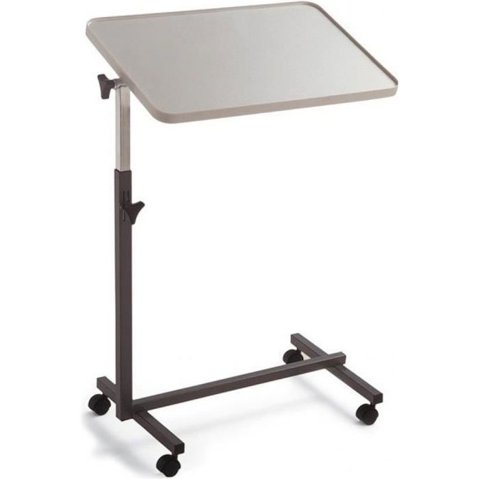 Table Mobile Table A Roulette Table Roulante Reglable En