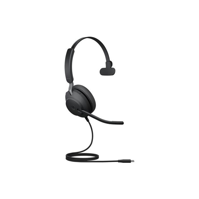 Micro-casque Jabra Evolve2 40 SE MS Mono – Filaire, USB-A, Isolation Acoustique - vue 5