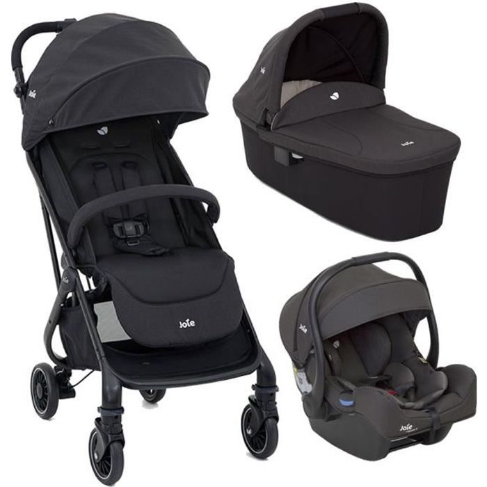 Poussette TRIO Tourist Coal + iGemm 2 Ember+ Nacelle Ramble COAL -  Cdiscount Prêt-à-Porter