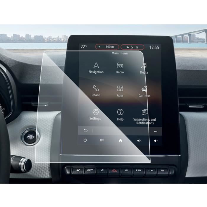 Protection d'écran pour Système de Navigation pour Renault Clio 5 2020 Easy Link 9.3 pouces