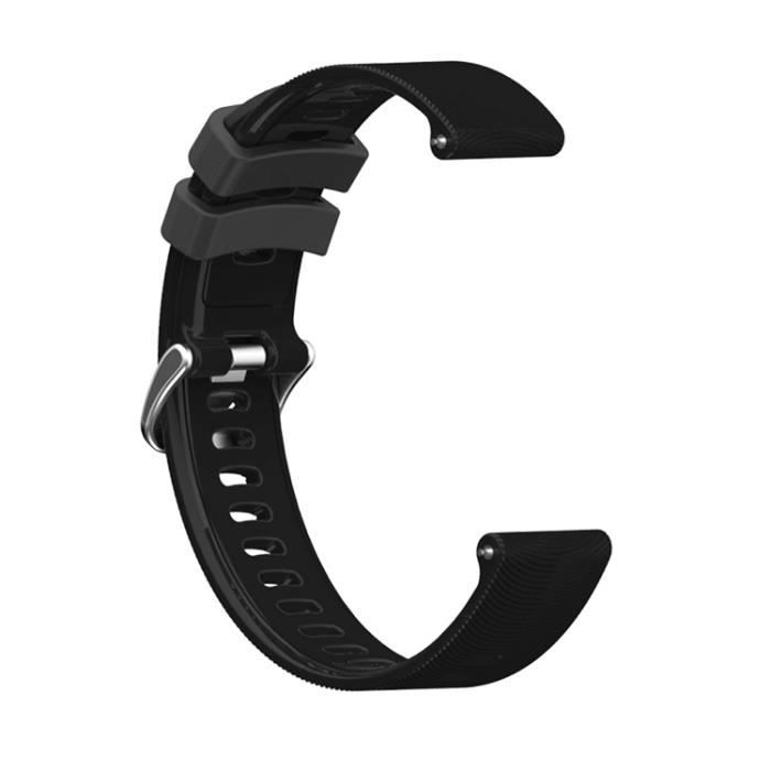 Bracelet de rechange en silicone pour Garmin Vivoactive 3, 20 mm, bracelet  de rechange à libération rapide pour Garmin Vivoactive 3/vivomove  HR/Forerunner 245/Venu Sq, Silicone, caoutchouc : : Électronique
