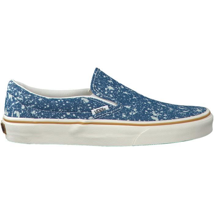 vans slip on bleu