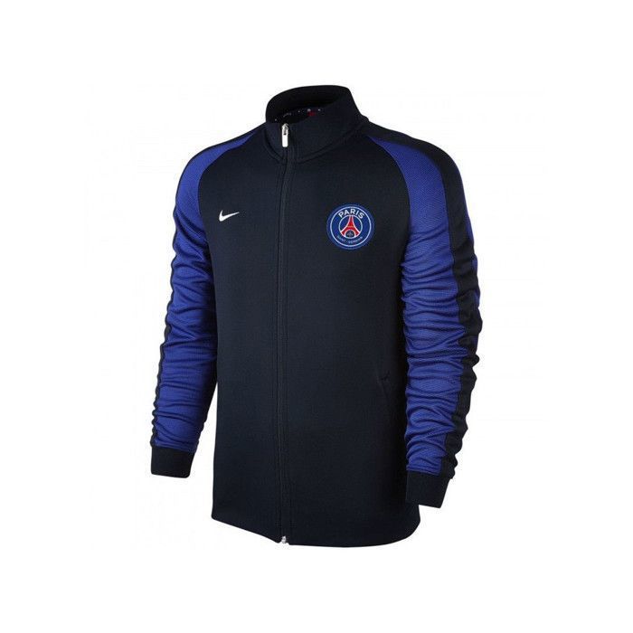 Veste de survetement Nike PSG Authentic N98 Noir Bleu Homme Ref. 810316 475 Bleu Cdiscount Pret a Porter