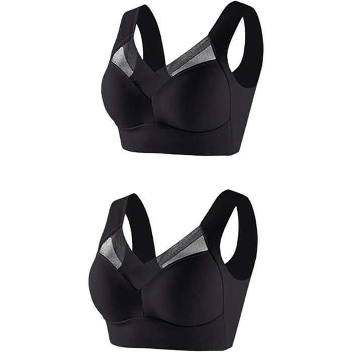Soutien-gorge De Sport Victoria's Secret Angel Max – Noir – Taille 32D – Maintien Haut (Très Bon état)