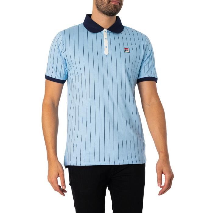 Polo Classique ?? Rayures Vintage - Fila - Homme - Bleu Bleu - Cdiscount Pr??t-?�-Porter