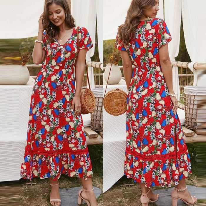 Robe femme fleur cheap