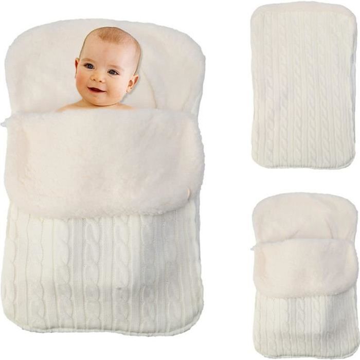 Couverture D Emmaillotage Pour Nouveau Ne Epaisse Bebe Fille Ou Garcon Sac De Couchage En Polaire Epaisse Legere Et Douce Unisexe Cdiscount Puericulture Eveil Bebe