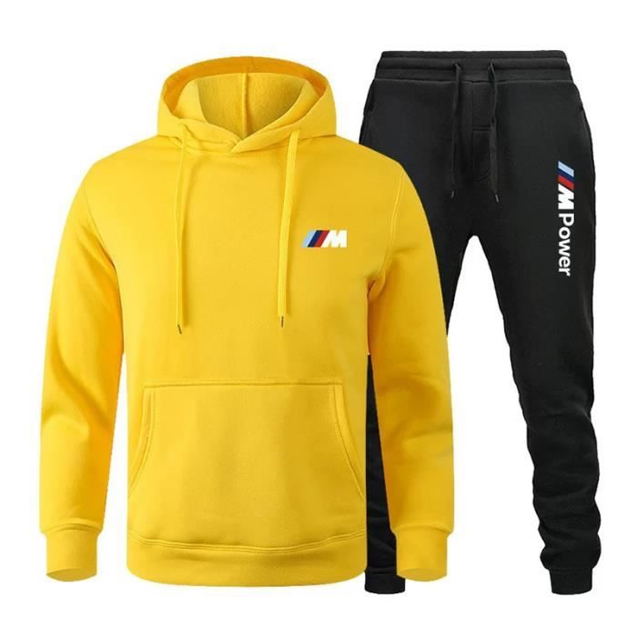 Jogging BMW M Surv??tement Homme 2 Pi?�ces Mode Casual ?� Capuche Plus velours Confortable Manches 