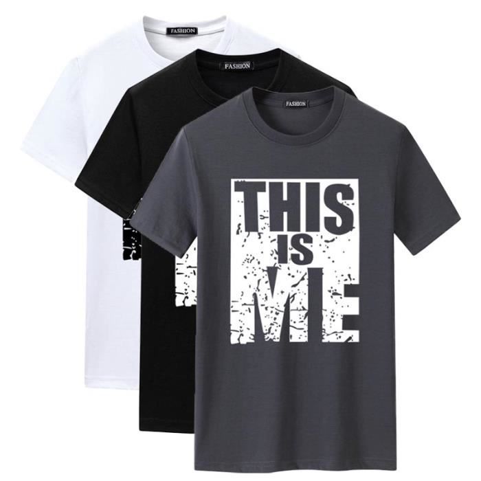 T shirt Décontracté À Manches Courtes Homme Imprimé 3d 100 T shirt Décontracté À Manches Courtes Homme Imprimé 3d 100