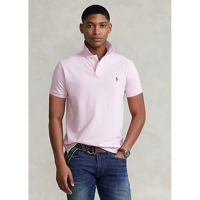 Polo reebok homme rose on sale