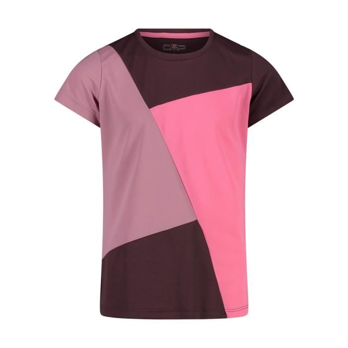 T-shirt Fille Harry Potter Rouge Basique Coton Manches Courtes, Taille 5 Ans, état Très Bon, Col Crew
