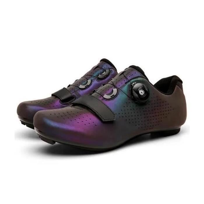 Chaussures Vélo - JINDING 896-2 - Homme - Route Et VTT - Respirant Et Résistant À L'abrasion