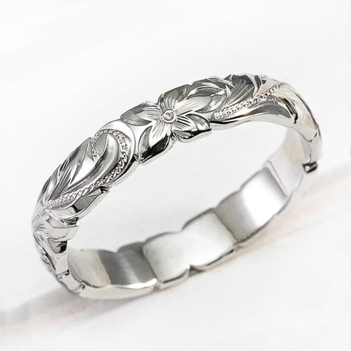 Bague Fleur Vintage en Argent main image 1