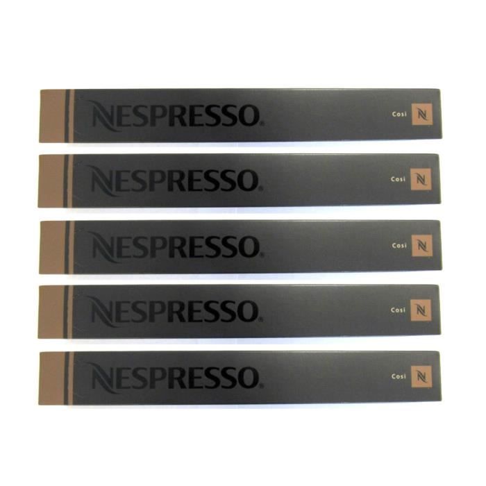 tanto contar hasta cápsula Nespresso Cosi 50 Capsules - Cdiscount Au quotidien