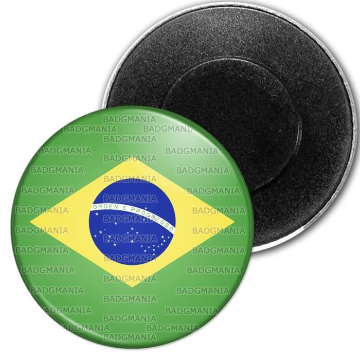 Aimant Frigo Badgmania - Drapeau Du Portugal - Diamètre 3,8 Cm - Pour Décorer Ta Cuisine Ou Ton Bureau