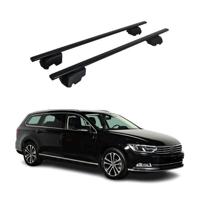 RE&AR Tuning Barre Portatutto Per VW Passat B8 Variant 2015-2023 | HOOK Portapacchi In Alluminio Con Chiusura A Chiave | Carico 75 Kg - 2
