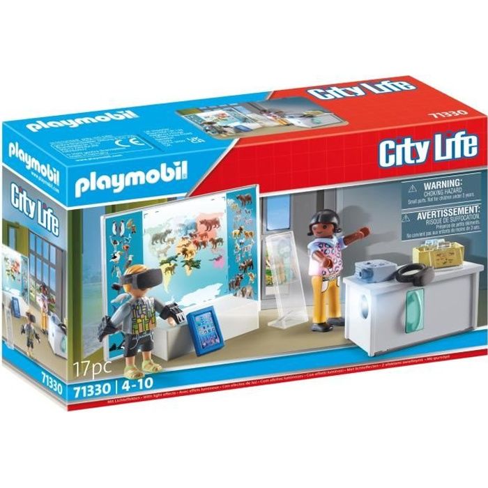 PLAYMOBIL Classe avec realite augmentee City Life L ecole 17 pieces