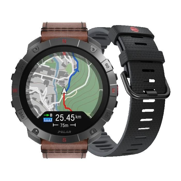 Polar Grit X2 Pro Titan Montre de trail et de sports outdoor haut de gamme