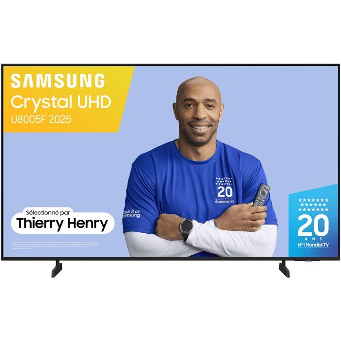 Samsung TV Crystal UHD 58 U8005F 2025 4K Smart TV - vue 2