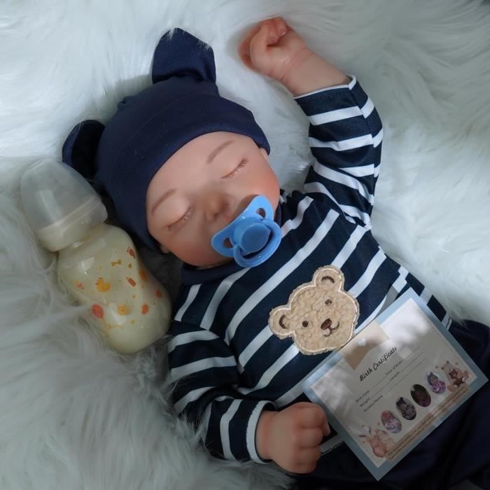 BABESIDE Accessoires de poupée Reborn avec Berceau pour poupées