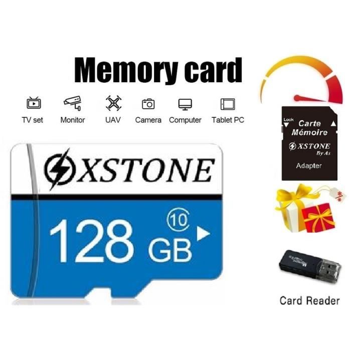 Carte Micro SD carte TF 32 Go classe 10 capacité Réelle 32 GB carte mémoire TF  carte pour Téléphone/Tablette/Caméra - Cdiscount Appareil Photo