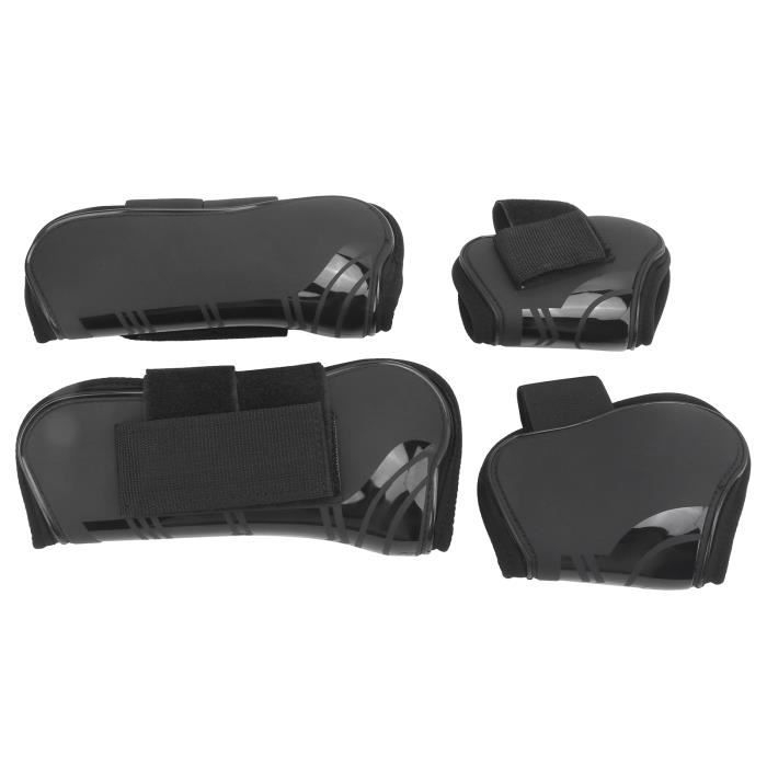 Guêtres De Tendon De Cheval Lot De 4 - Guêtres Chevaux Néoprène PU, Protection Sport Équestre Pour Antérieurs Et Postérieurs, Tailles M/L