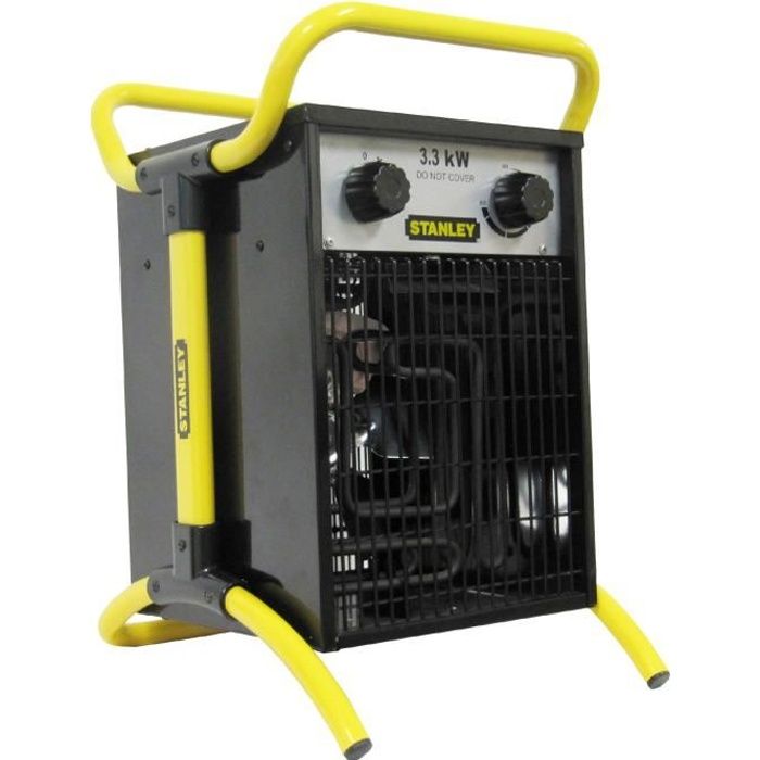 Chauffage générateur d'air chaud électrique - STANLEY - ST033-230 - Vertical - Noir - Electrique - 3,3kW