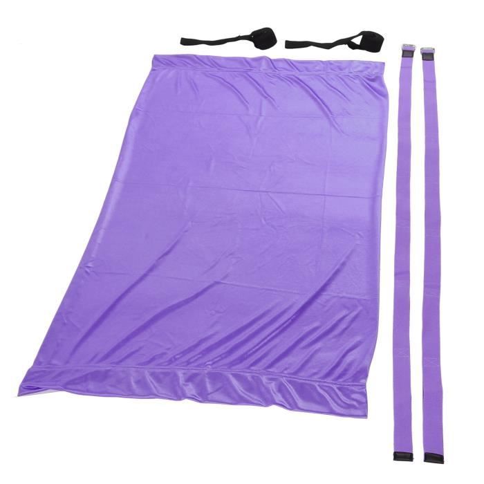 Hamac De Yoga Aérien Trapèze After 20 - Violet élastique Pour Yoga Et Gym