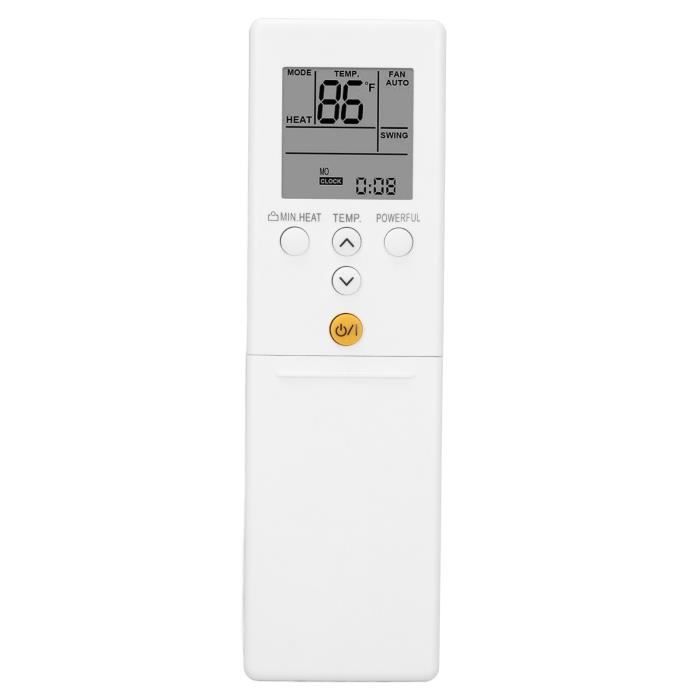 LIU-7694954687917-Télécommande de climatiseur Télécommande pour Climatiseur Fujitsu Double Affichage Conception de Coque video