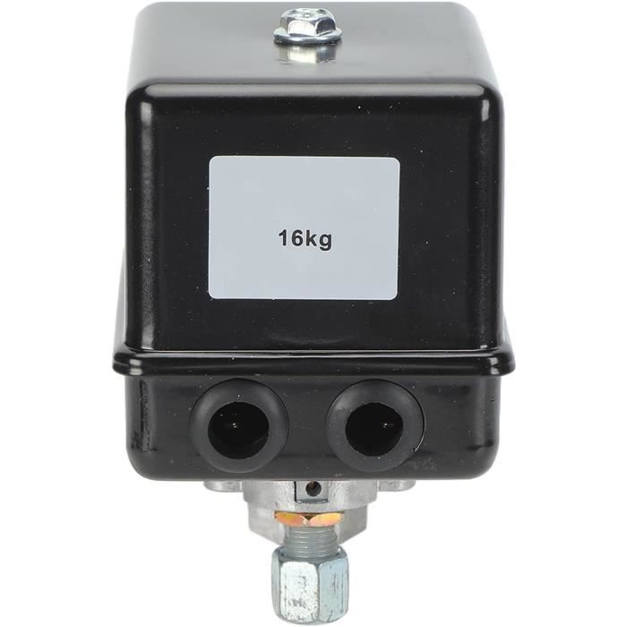 Pressostat Compresseur Air 6,35mm NPT 120-150 PSI - Interrupteur Automatique Noir