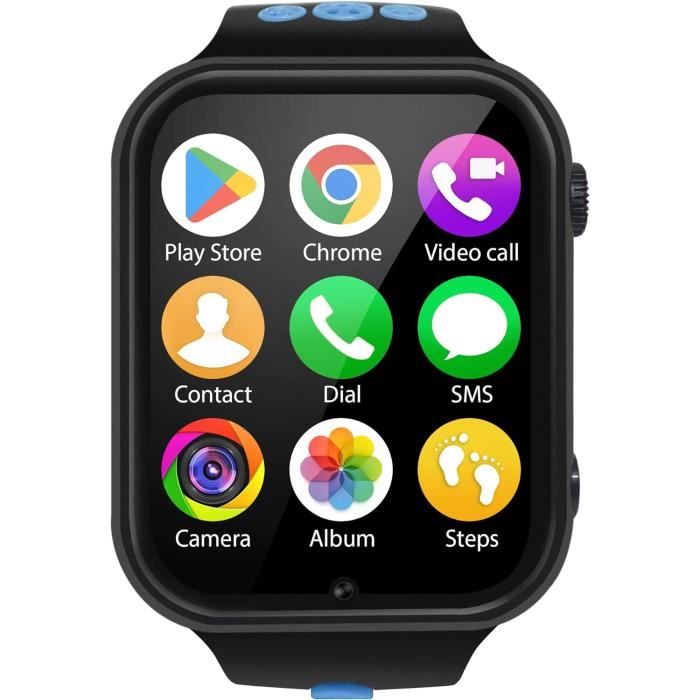 Montre Connect e Enfant Gps Podometre Pour Gar on Fille 9 12 Ans