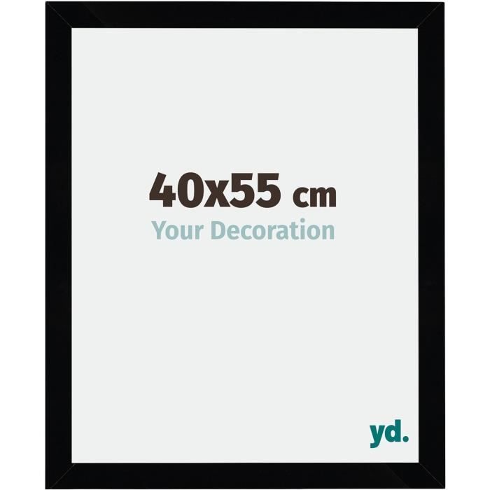 Cadre Photo 70x100cm Sur Mesure - Pin Noir - Verre Acrylique Antireflet - Fait Main En Allemagne - Pour Posters, Puzzles