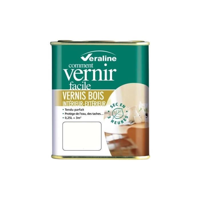 Vernis bois satin 0,25L Chêne moyen - Achat / Vente ...