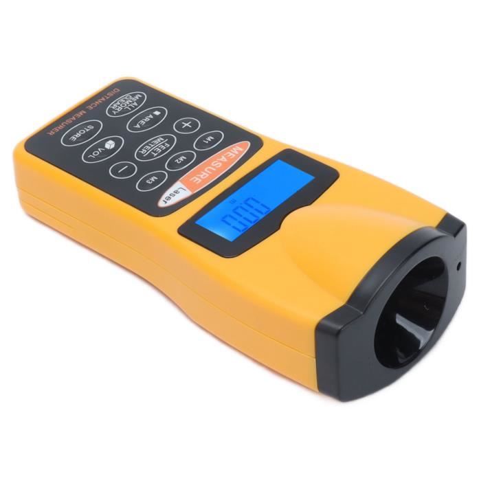 VGEBY appareil de mesure de distance Mètre de mesure de distance Mètre à  ultrasons portable Télémètre laser Instrument de - Cdiscount Bricolage