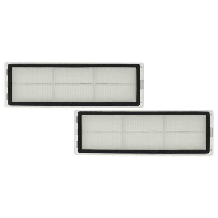 vhbw 2x Filtre HEPA avec socle compatible avec Dreame D9 F9 robot aspirateur - Filtre à air 15 x 5 x 14 cm