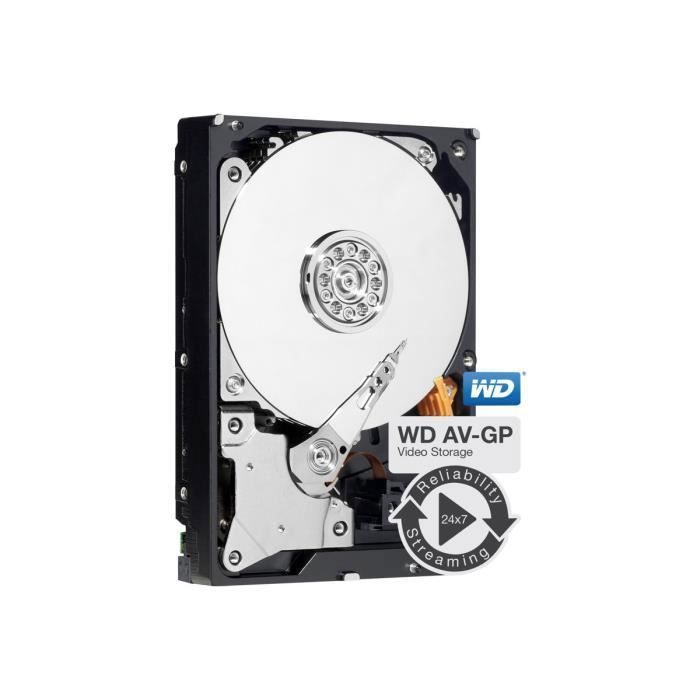 WD AV GP WD5000AVDS Disque dur 500 Go interne 3.5 SATA 3Gb/ mémoire tampon : 32 Mo