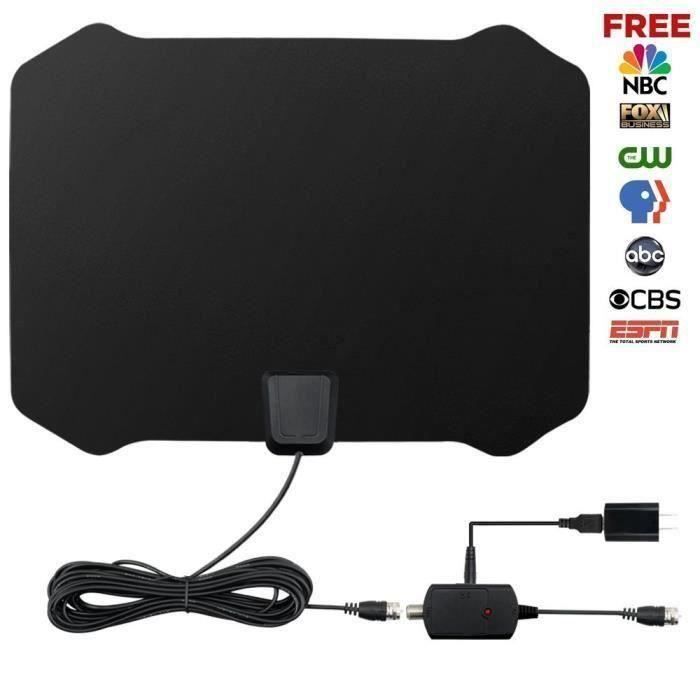 DX20855Antenne TV Intérieur Puissante,Antenne de télévision amplifiée