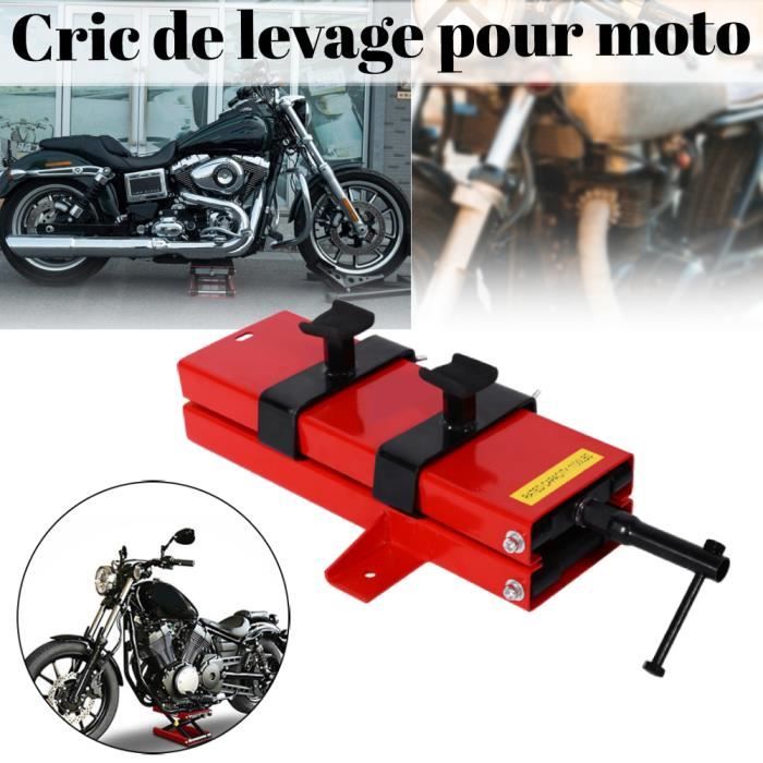 Cric Hydraulique Pour Moto 680kg - Pont Élévateur à Ciseaux Avec Pédale - Stable Et Sécurisé Pour L'Atelier