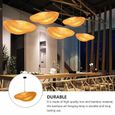 1 Ensemble de l'Hôtel Art Lampe Loupière Décoratif Tissage en Bambou Pour Le Magasin lustre - suspension luminaire d'interieur-1