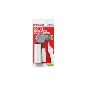 Wansiven Kit de réparation de baignoire, kit de réparation de carrelage et douche en émail, kit de réparation de fissures de baignoire pour réparer les rayures, les trous, les fissures(100g