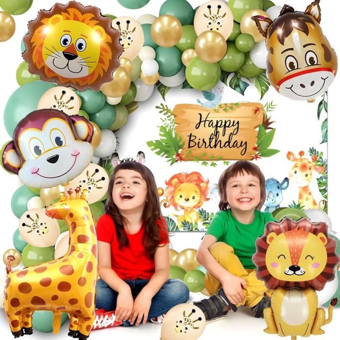 Mon anniversaire de petit lion sur le thème de la Jungle Mon anniversaire de petit lion sur le thème de la Jungle