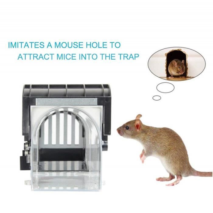 Piège à souris humain, piège à rongeurs, ne tue pas cage, pour attraper une  souris vivante, pièges pour attraper et libérer, 2 Pack
