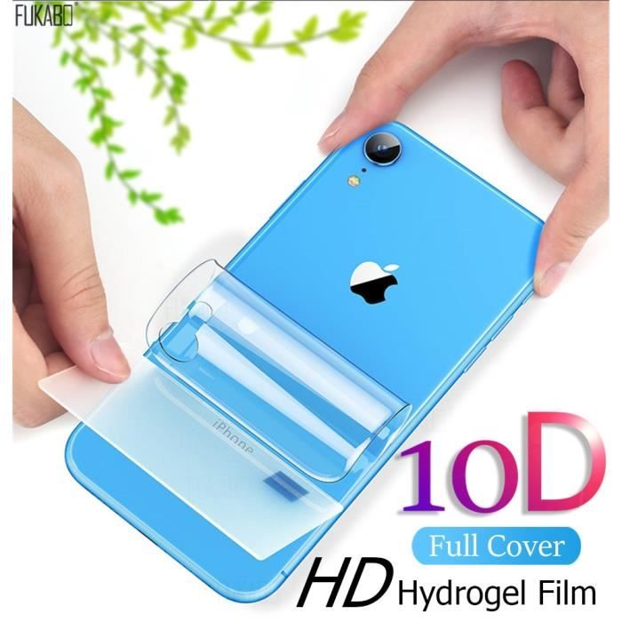 10D Protecteur D'écran Arrière Hydrogel Film Pour iPhone 11 Pro 7 8 Plus XR  XS Max Protection Pour iPhone 11 SE 2020 - JCSGHMA01134 - Cdiscount  Téléphonie
