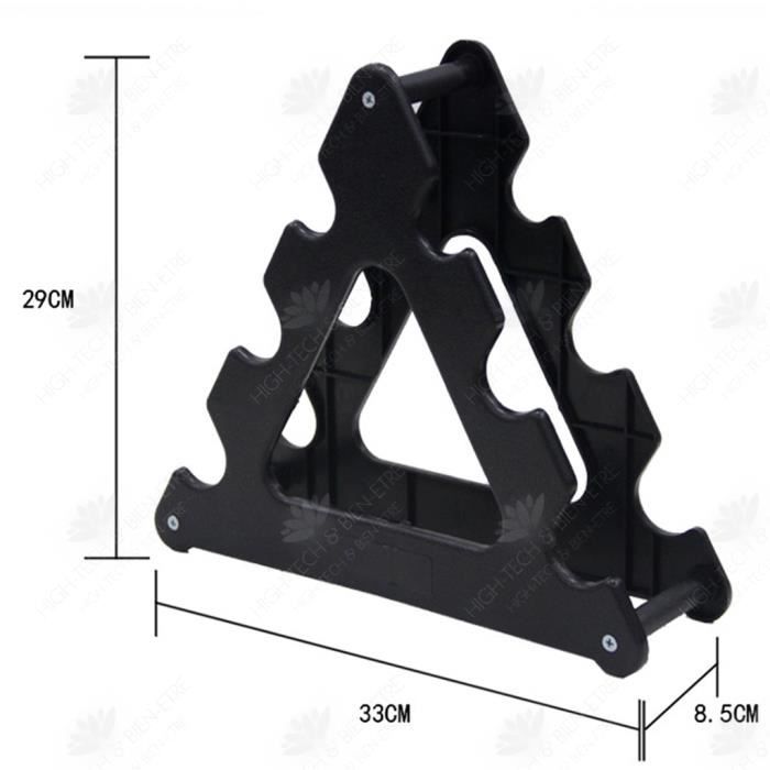 Rangement à Haltères 3 Niveaux - Support D'haltères 6 Paires - Organisateur De Musculation Domestique