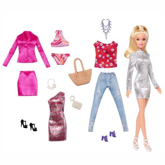 Habit Barbie Tenue Ken Short Violet Et T shirt Bleu avec sac banane Set  Vetement Poupee et Mini Poupee Et 1 Carte offerte - Cdiscount Jeux - Jouets