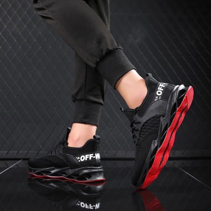 Baskets pour Homme Mode Noir Respirant Confortable